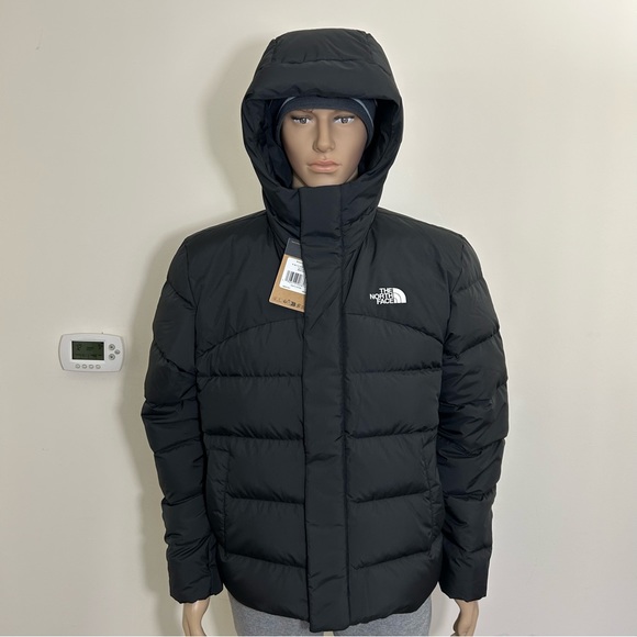 The North Face Men's Baltic Down Puffer Hoodie Coat TNF Black Sz S M L XL XXL - Picture 5 of 14